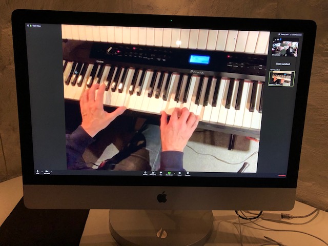virtual piano lessons hands view